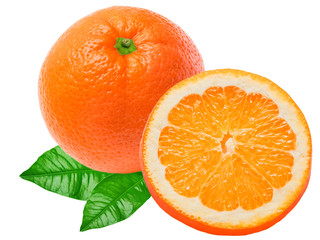 orange isolated on white background
