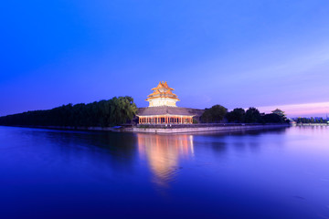 Obraz premium the turret of the forbidden city