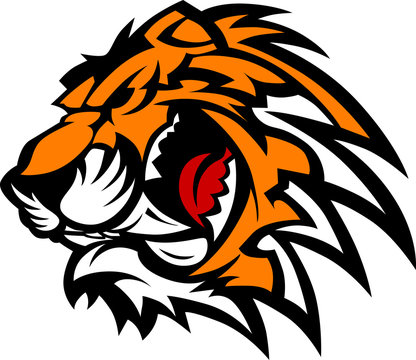 Tiger Mascot Graphic