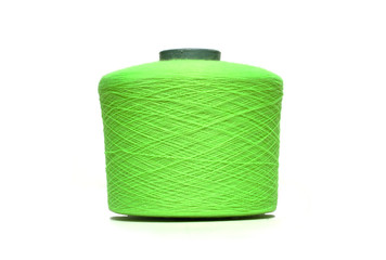 Coil with green thread