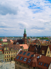 Obraz premium old town (market square), Wroclaw, Poland