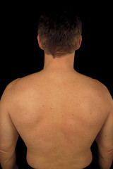 Fototapeta premium back over black