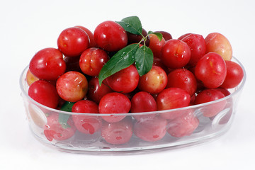 cherries in bowl