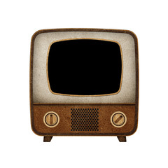Television ( TV ) icon recycled paper craft.