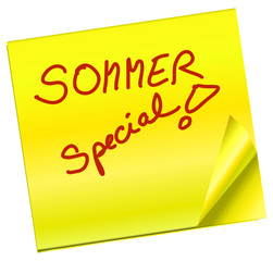 Haftnotiz - Sommer Special