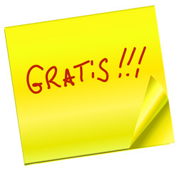 Haftnotiz - GRATIS