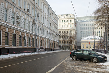 Fototapeta na wymiar Moskwa. Ulica duże Dmitrovka