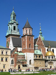 Royal Wawel Castle in Crakow - Poland - obrazy, fototapety, plakaty