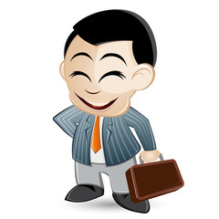 geschäftsmann asiatisch cartoon