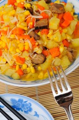 Asian style potato dish