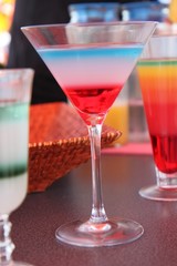 Cocktails colorés