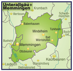 Landkreise Unterallgäu + Memmingen Variante8
