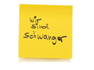 Wir sind schwanger