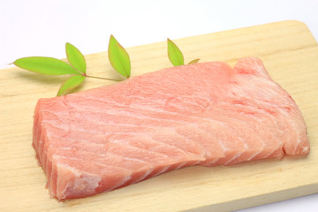 sashimi of the tuna
