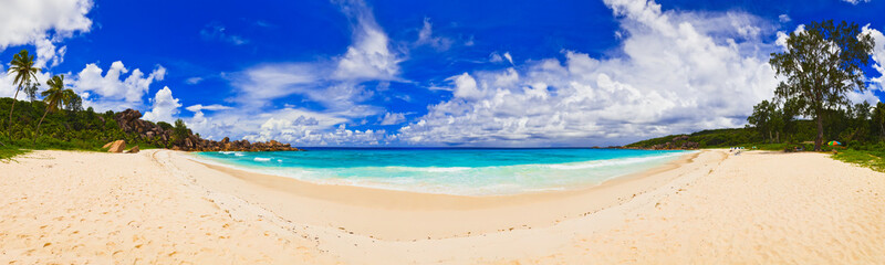 Panorama of tropical beach