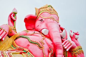 The statue of Lord Ganesh at large in Thailand