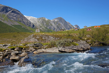 Fototapeta na wymiar Stryn in Norway