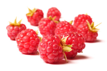 raspberry isolated on white background