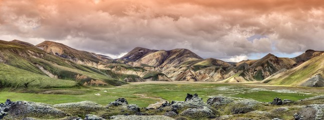 Landmannalaugar en soirée