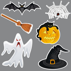 Halloween stickers.