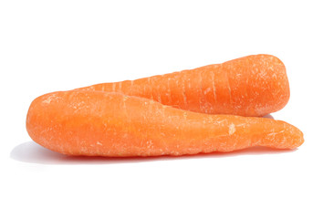 Zanahorias frescas verdura para una dieta sana