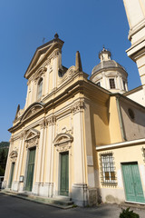 Fototapeta na wymiar Borgonovo Ligure (Genova, italy), historic church