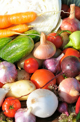 Vegetables on the table.