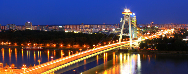 The bridge 'Novy Most' Bratislava