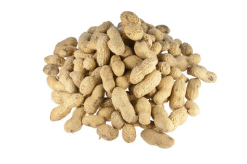 Erdnusshaufen von oben