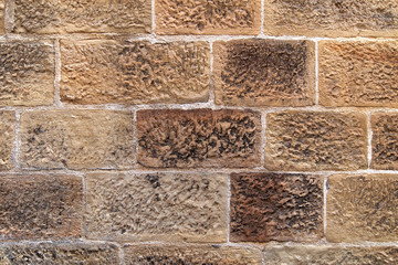 Feuchte Sandsteinwand