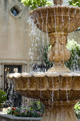 courtyard fountain