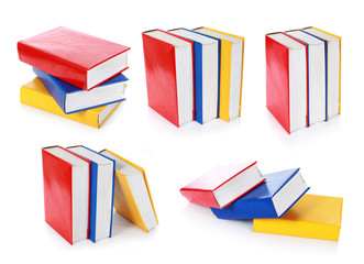 collection of colorful book formation