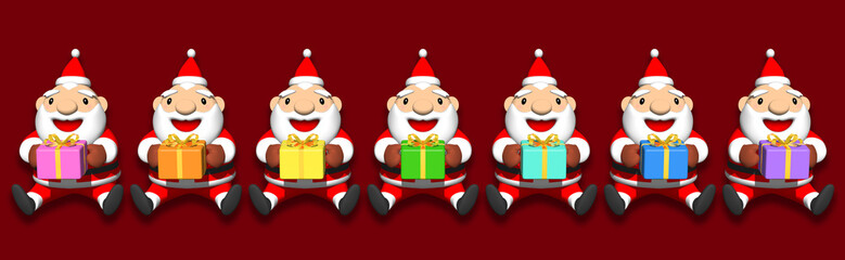 プレゼントサンタライン