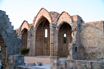 Fototapeta na wymiar Średniowieczne miasto Rodos, Grecja