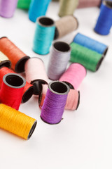 bobbins of lurex thread