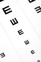 Eye chart