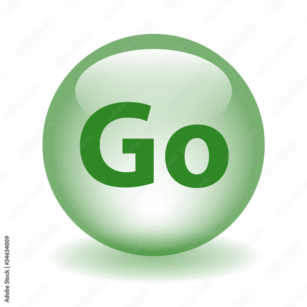 Aufkleber go web button (continue ok internet connection click here)