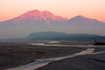 Il Tagliamento, fiume alpino