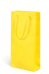 Yellow paper bag