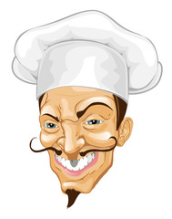 Cartoon chef illustration