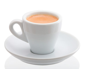 coffee cup isolated on a white background