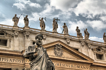Rome, Vatican City, St. Peter's Basilica, Papal Basilica of Saint Peter in the Vatican, Italy