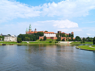 Fototapeta Royal castle at Wawel hill, Krakow, Poland obraz