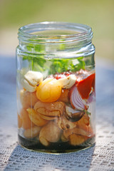 preserved vegetables