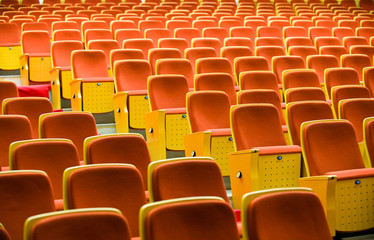 Fototapeta premium theatre chairs