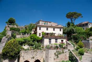 Fototapeta na wymiar Widok miasta w mieście Volterra, Toskania, Włochy