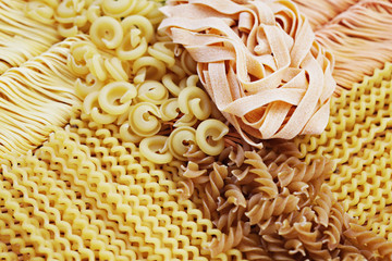 assortment of pasta