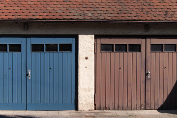 Garagentor aus Holz