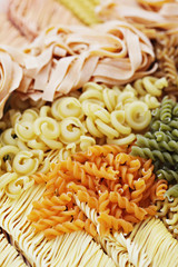 assortment of pasta