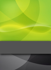 abstract green design with text bar